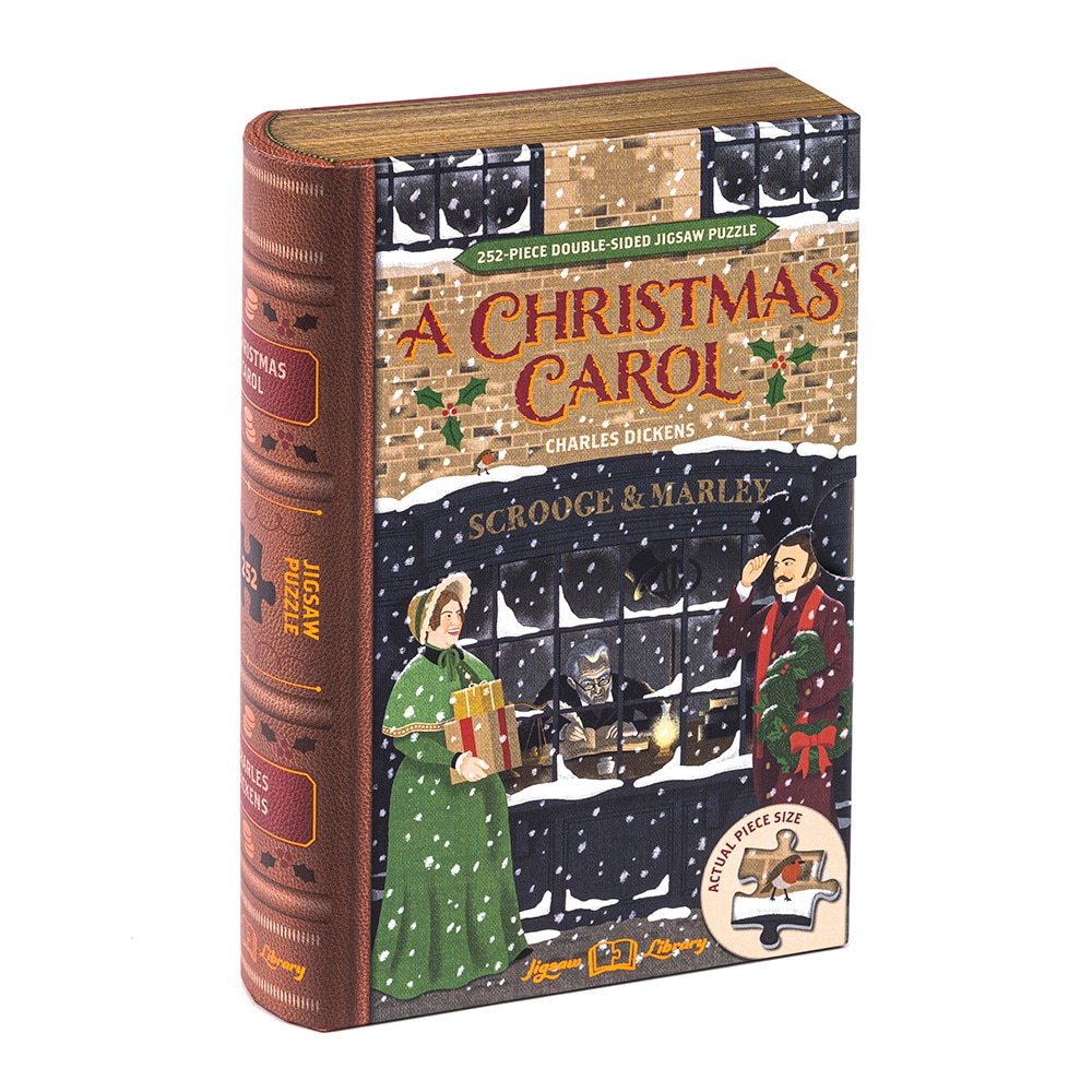Puzzle - Jigsaw Library, A Christmas Carol, 252 piese