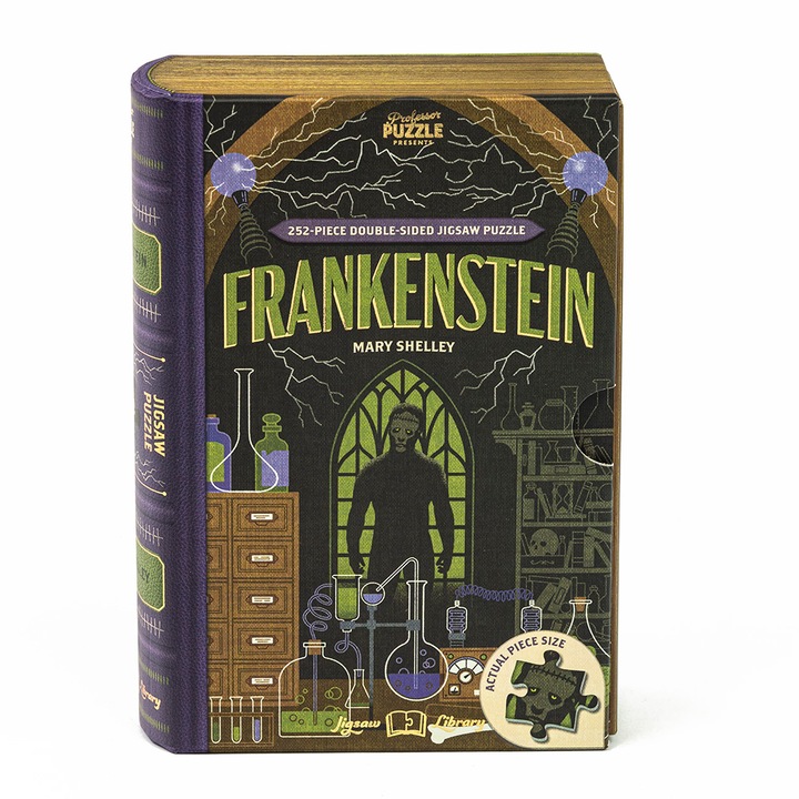 Puzzle - Jigsaw Library, Frankenstein, 252 piese