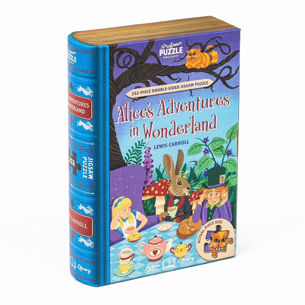 Puzzle - Jigsaw Library, Alice in Wonderland, 252 piese