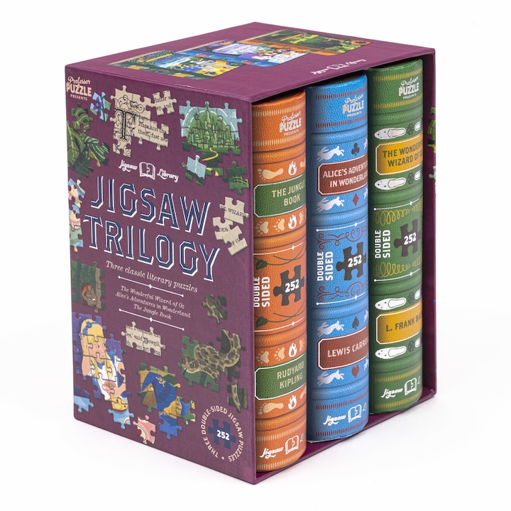 Комплект от 3 пъзела - Jigsaw Library, Kids Trilogy, общо 756 части