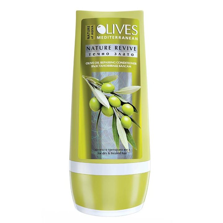 Възстановяващ балсам за коса Nature of Agiva Olives, С екстракт от маслина, 200мл
