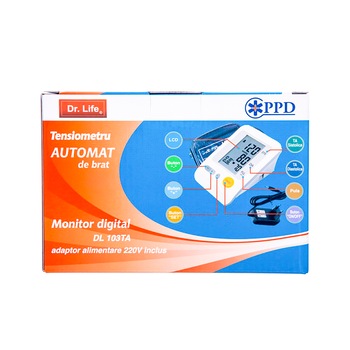 Tensiometru Automat De Brat Dr. Life DL 103TA Tensiometru Automat De Brat Dr. Life DL 103TA