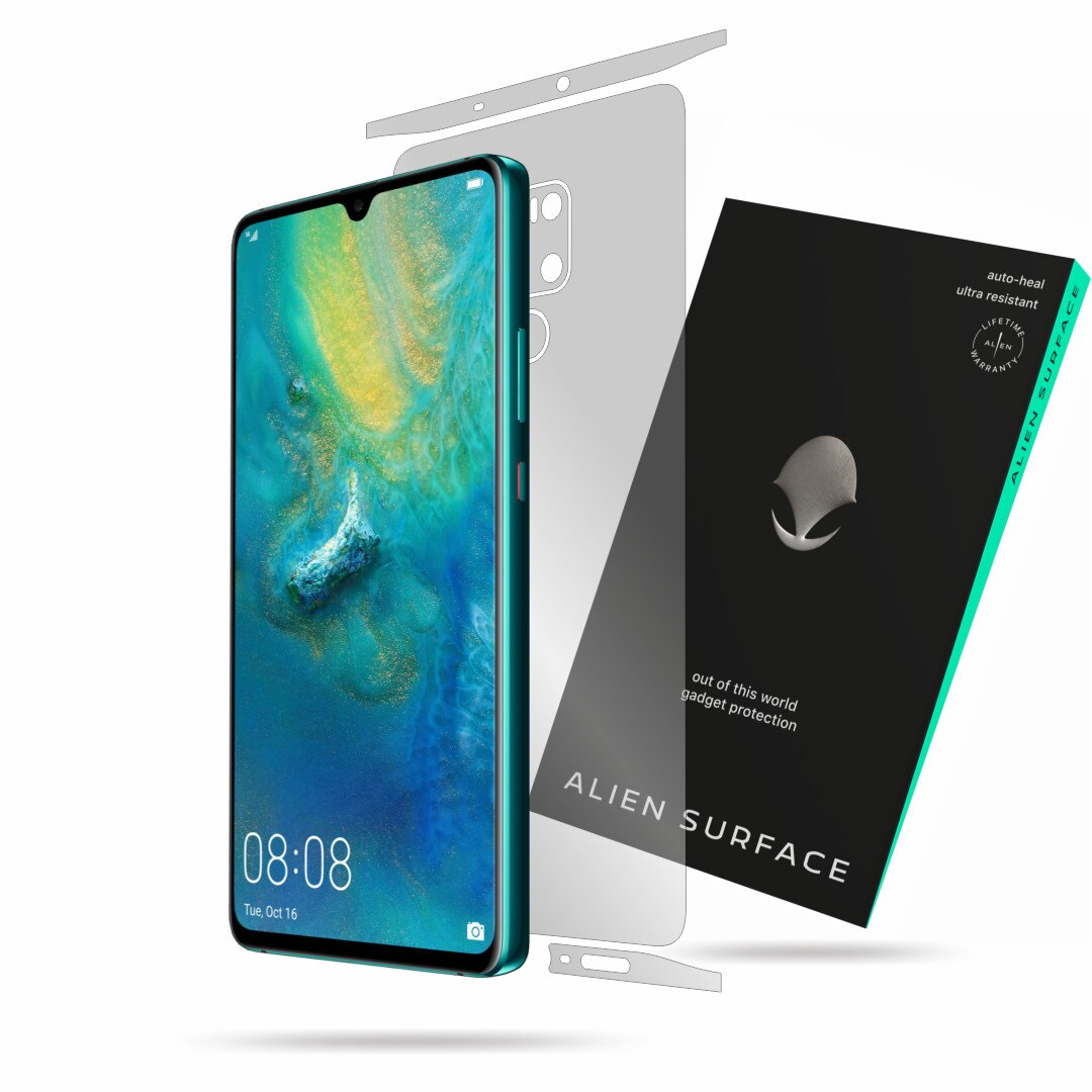 Folie Alien Surface, Huawei Mate 20 X (5G), protectie spate, laterale