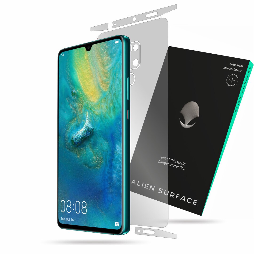 Folie Alien Surface, Huawei Mate 20 X, protectie spate, laterale