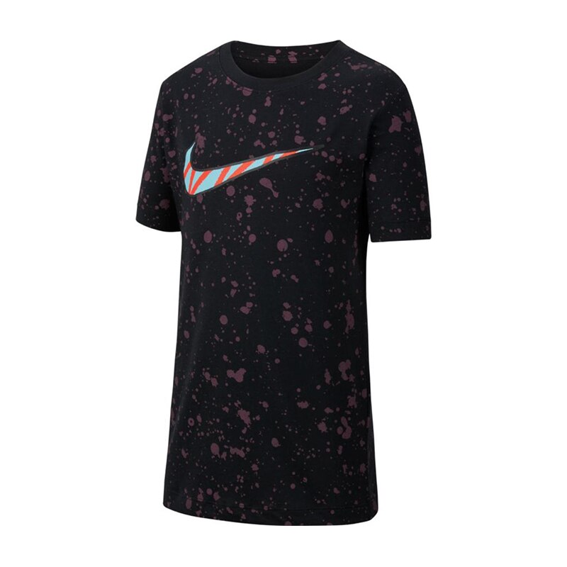 Tricou Nike Summer AOP CW0422-010, Barbati, Negru, 2XL