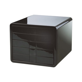 Cutie documente i-Line 17, HAN, 5 sertare, Negru Cutie documente i-Line 17, HAN, 5 sertare, Negru