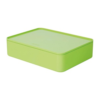 Organizator HAN, Model Allison Smart Box, 260 x 195 x 68 mm, Verde deschis Organizator HAN, Model Allison Smart Box, 260 x 195 x 68 mm, Verde deschis