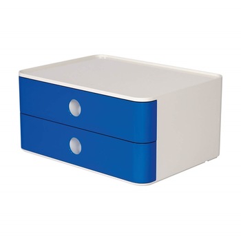 Cutie modulara Allison, HAN, Suport documente, Cu 2 sertare, 260 x 195 x 125 mm, Albastru Cutie modulara Allison, HAN, Suport documente, Cu 2 sertare, 260 x 195 x 125 mm, Albastru