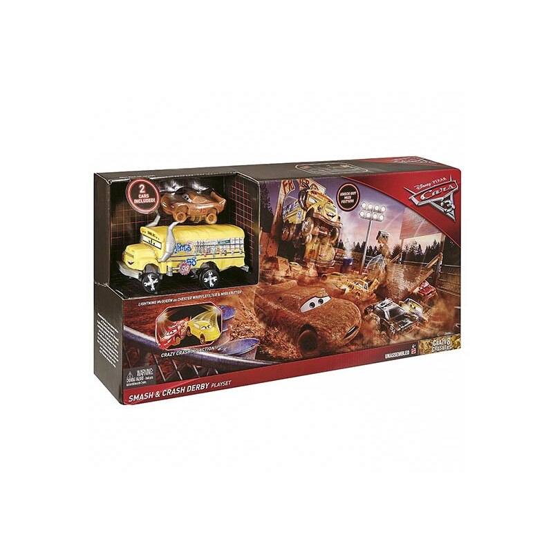 Set de joaca Cars 3, Pista Smash and Crash Derby