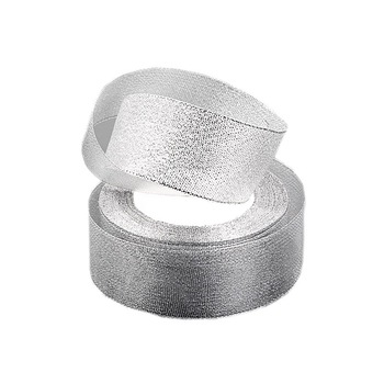 Panglica lurex, latime 25 mm, lungime 22.5 m, argintiu OEM Panglica lurex, latime 25 mm, lungime 22.5 m, argintiu OEM