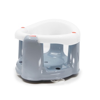 Scaun de baie Babyjem, Inchizator frontal, Alb/Gri Scaun de baie Babyjem, Inchizator frontal, Alb/Gri