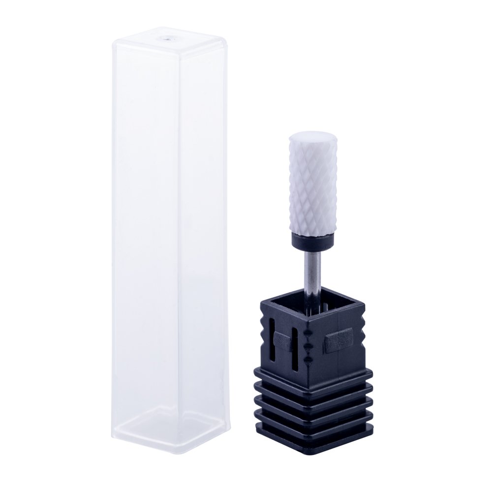 Capat freza din ceramica, Lila Rossa, cilindric, varf drept, duritate medie, xc, black