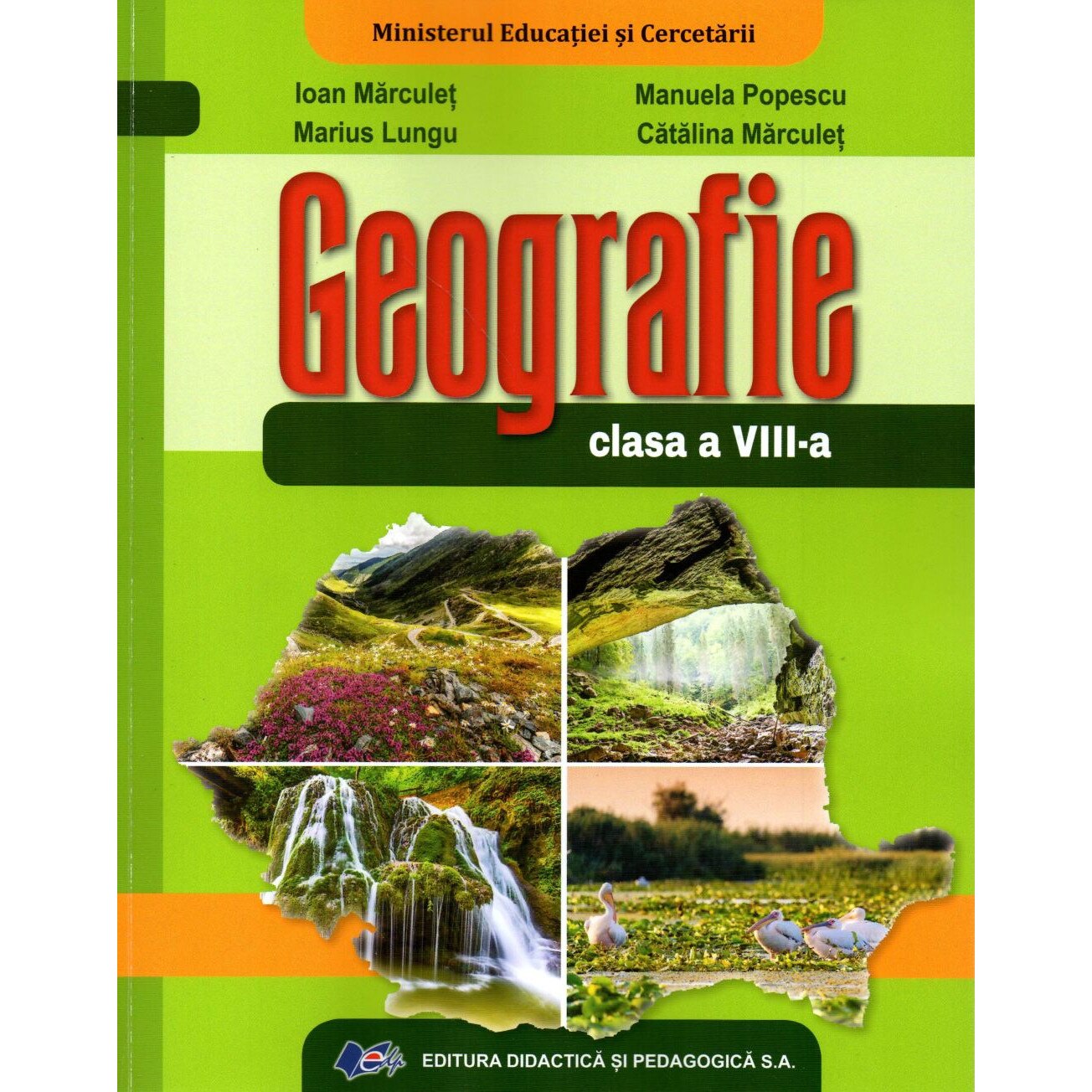 Geografie manual pentru clasa a VIII-a, autor Manuela Popescu