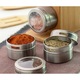 Set bucatarie pentru condimente, Bambus, 3xRecipiente,1xLingura, 1xSpatula,1xFurculita