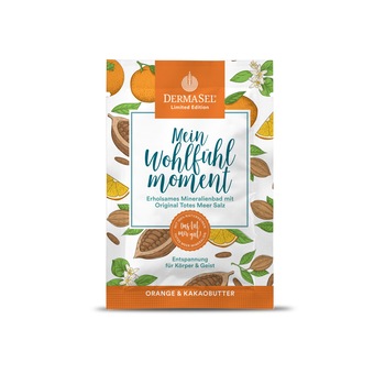 Sare de baie cu minerale, portocale si unt de cacao 80 g Dermasel Sare de baie cu minerale, portocale si unt de cacao 80 g Dermasel