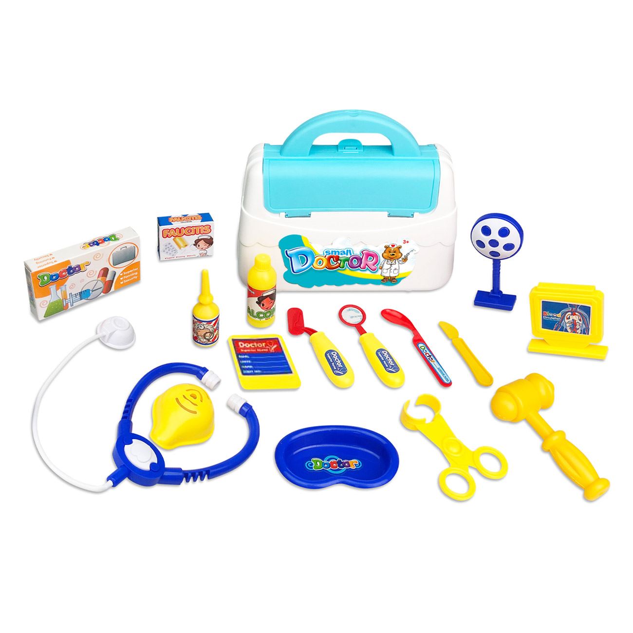 Valiza de doctor, Zola®, cu instrumentele necesare, 43x11x29 cm