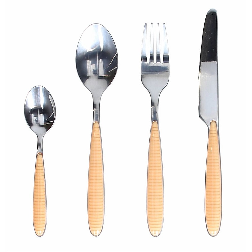 Set de tacamuri Glossy Arancio, 24 piese