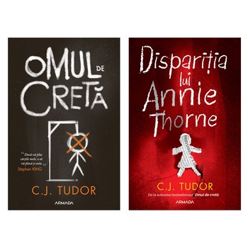 Pachet 2 carti, Armada, Omul de creta & Disparitia lui Annie Thorne, CJ Tudor Pachet 2 carti, Armada, Omul de creta & Disparitia lui Annie Thorne, CJ Tudor