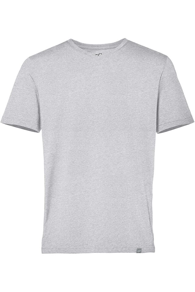 Tricou bumbac barbati Care of by Puma, decolteu V, Gri