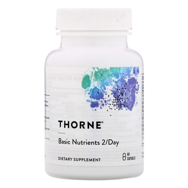 Supliment alimentar Thorne Research Basic Nutrients 2/Day, 60 Capsule ...