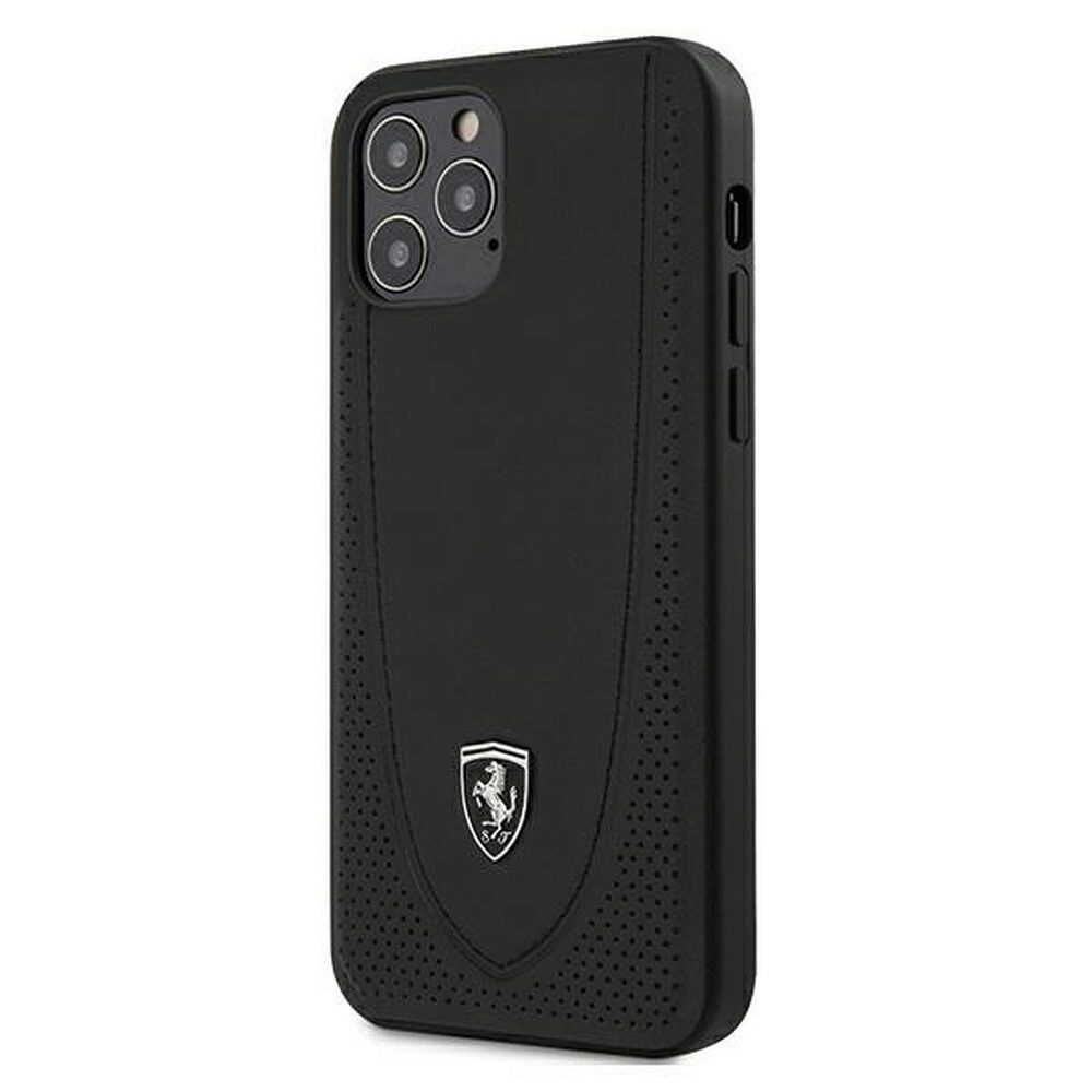 Husa Ferrari din piele pentru iPhone 12 / 12 Pro (6.1