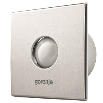 Ventilator de baie Gorenje BVX150STS, 25 W, Flux de aer 210 m3/h, Timer, Inox Ventilator de baie Gorenje BVX150STS, 25 W, Flux de aer 210 m3/h, Timer, Inox