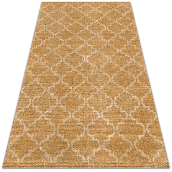 Vinyl szőnyeg teraszra és erkélyre, PVC, marokkói geometrikus minta, dtar-ara5, 100x50cm