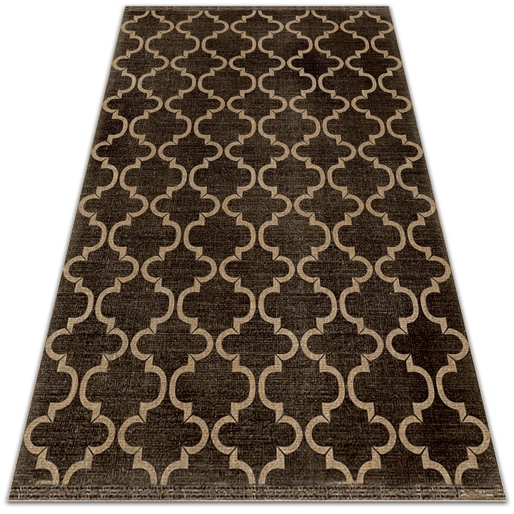 Vinyl szőnyeg teraszra és erkélyre, PVC, geometrikus marokkói minta, dtar-ara1, 120x180cm