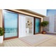 Covor de vinil pentru terasa. Covor de balcon. PVC. model Roti si cadre. 60x90cm