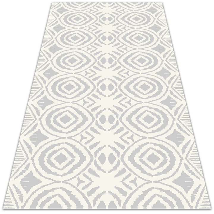 Covor de vinil pentru terasa, Covor de balcon, PVC, model model de peste, 60x90cm