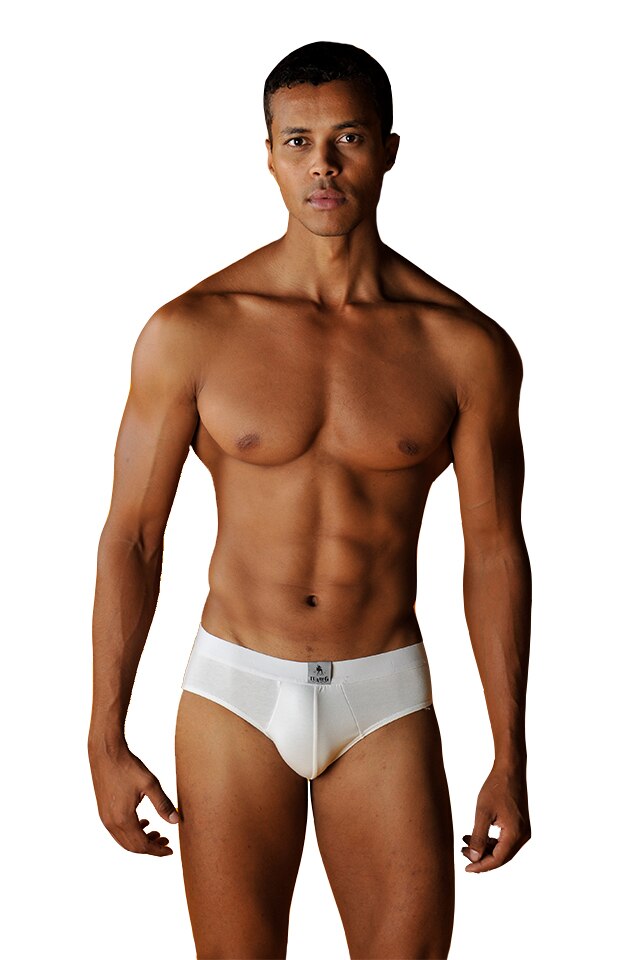 Slip Clasic barbati, Model 10, Tuareg, Alb/Rosu