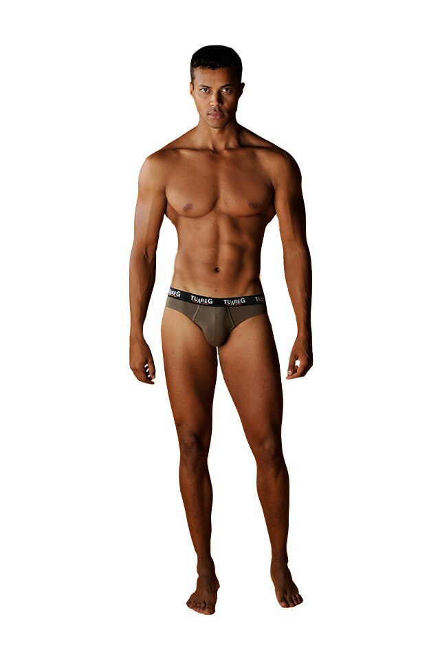 Slip Clasic barbati, Model 11, Tuareg, Kaki/Negru