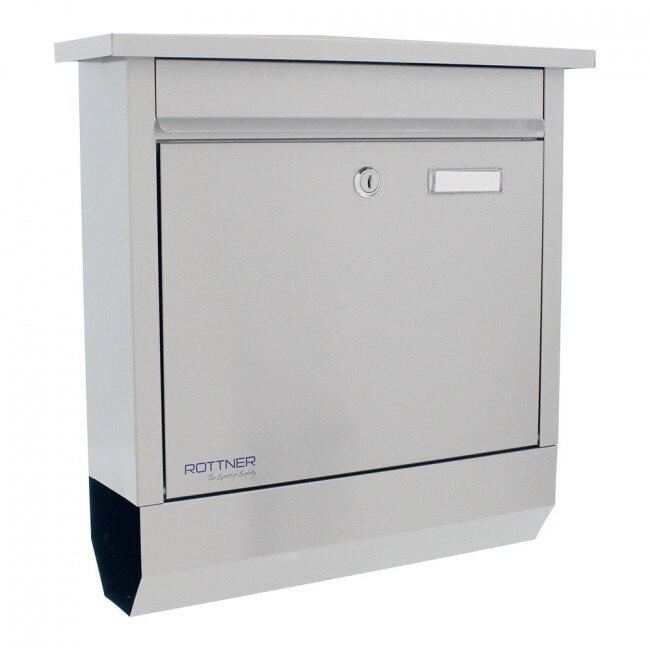 Cutie postala Lettero Inox cu suport ziare 400x370x110 mm