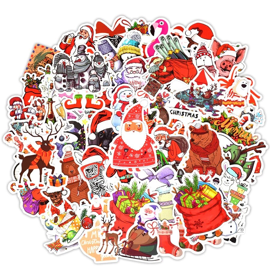 Set Stickere / Abtibilduri 50 bucati Waterproof 