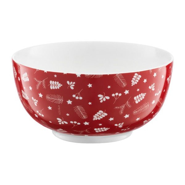 Bol salata Ambition 13cm rosu Pine Red