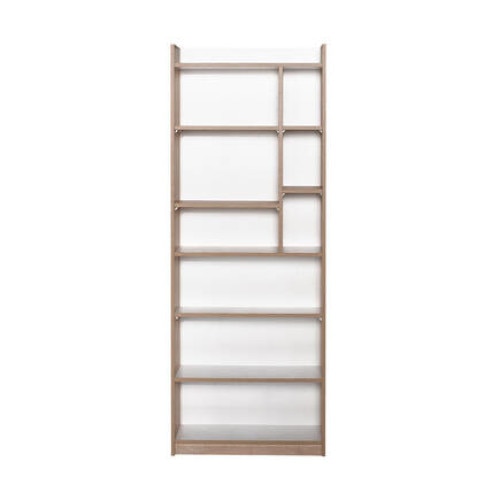 Biblioteca Adore Plus, 10 rafturi, Sonoma, 63x176x26 Cm