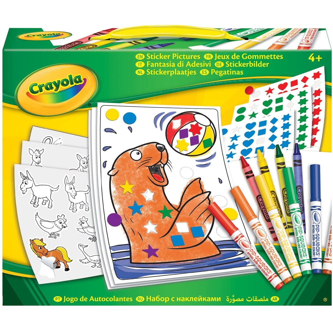 Set Crayola Stickere pentru Colorat