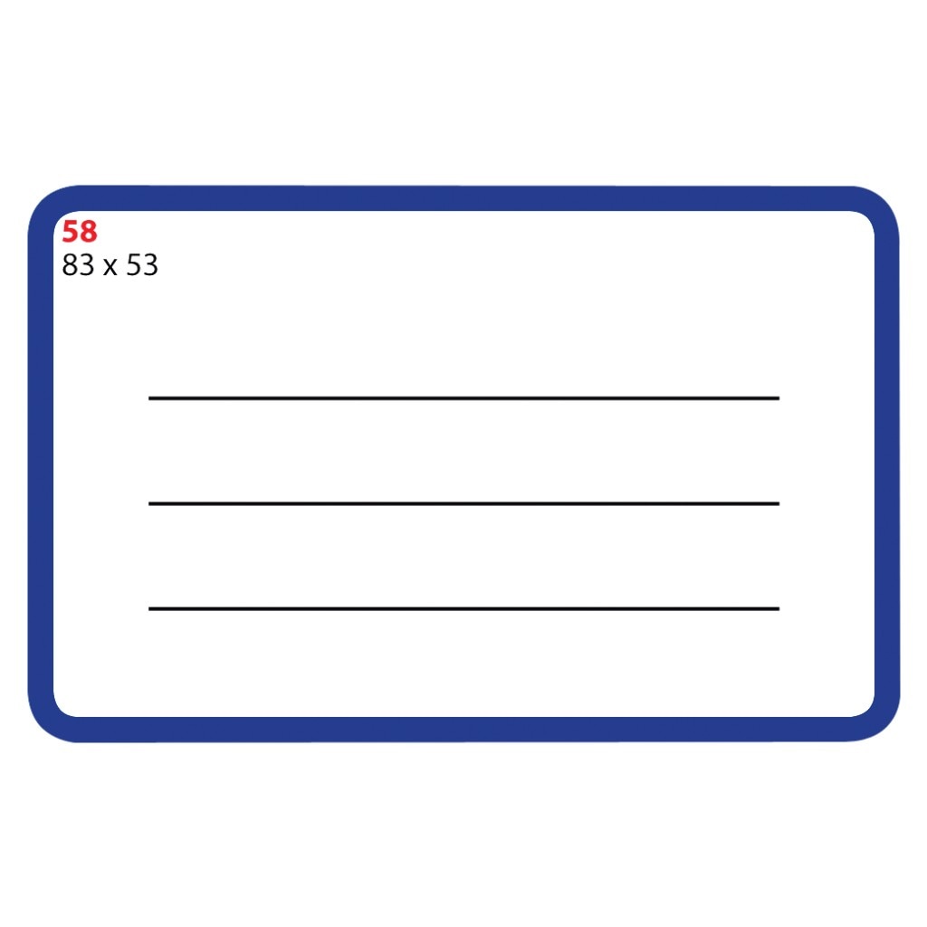 Etichete scolare Markin, 83x53 mm, 30/set