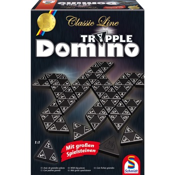 Joc de societate Classic Line Tripple Domino, editie revizuita Joc de societate Classic Line Tripple Domino, editie revizuita