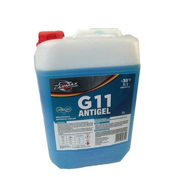 Antigel Carmax G11 concentrat 1:1 -30℃ 5L - albastru Antigel Carmax G11 concentrat 1:1 -30℃ 5L - albastru