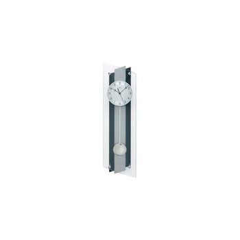 Ceas de perete AMS 5262, Quartz, Argintiu, Analogic, Modern Ceas de perete AMS 5262, Quartz, Argintiu, Analogic, Modern