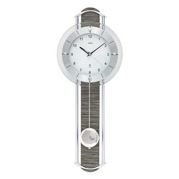 Ceas de perete AMS 5304, Quartz, Alb, Analogic, Modern Ceas de perete AMS 5304, Quartz, Alb, Analogic, Modern