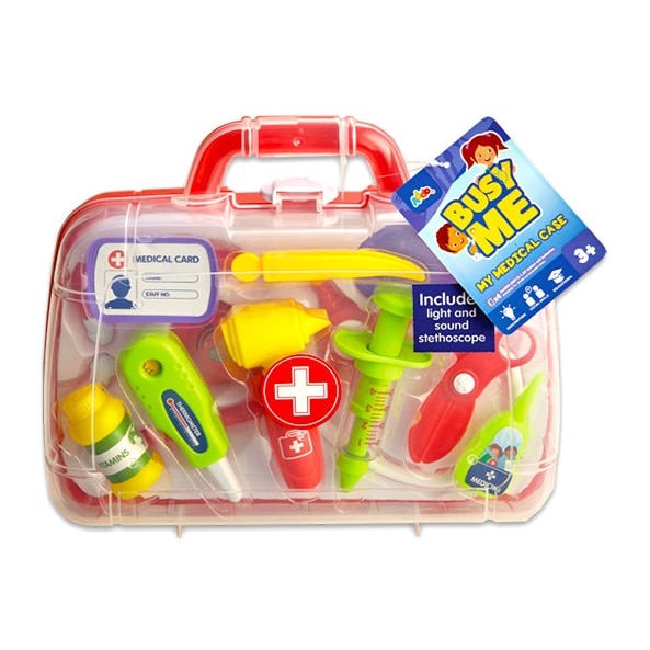 Set de joaca Micul Doctor cu Trusa medicala si 10 accesorii