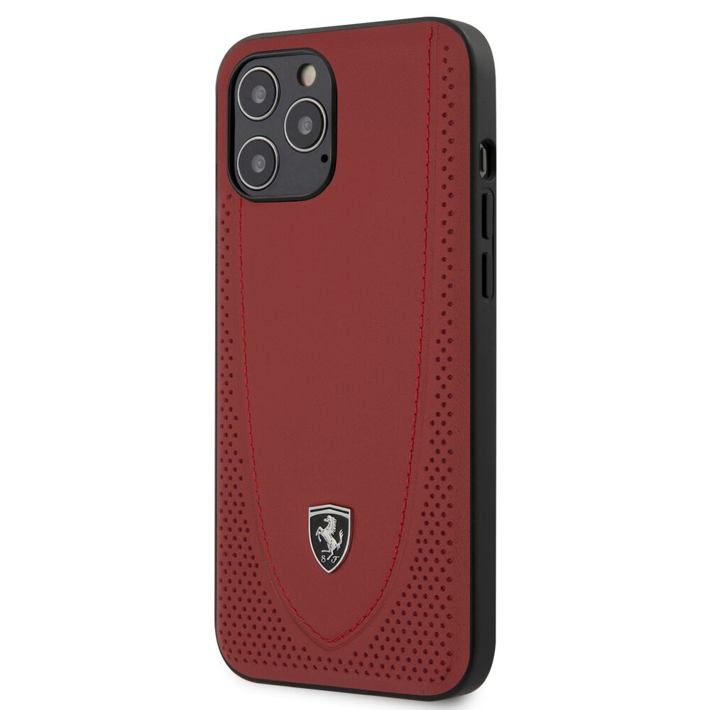 Husa Ferrari din piele pentru iPhone 12 Pro Max (6.7