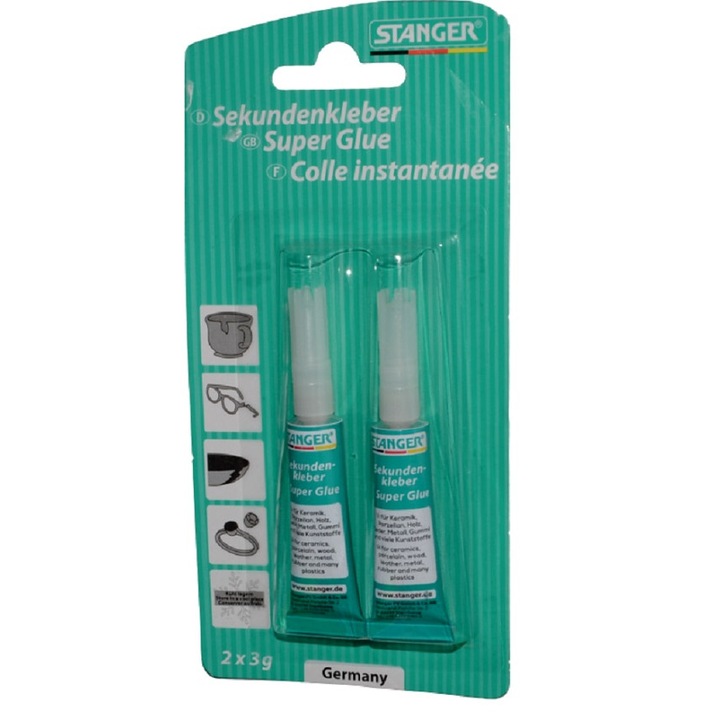 Lipici instant stanger, pachetul contine set de doua bucati.