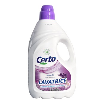 Detergent lichid parfum Lavanda, Certo,55 spalari, 4L Detergent lichid parfum Lavanda, Certo,55 spalari, 4L