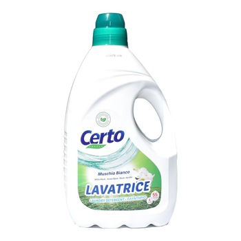 Detergent lichid parfum Muschi alb, Certo 55 spalari, 4litri Detergent lichid parfum Muschi alb, Certo 55 spalari, 4litri