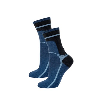 Sosete din lana merinos, Janus, 16590dame, Albastru/Negru, 36-39 Sosete din lana merinos, Janus, 16590dame, Albastru/Negru, 36-39