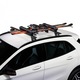 Стойка за 4 чифта ски, За напречни греди Cruz Ski Rack Dark 4