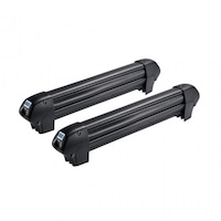 Suport pentru 4 perechi schiuri cu prindere pe bare transversale - Cruz Ski Rack Dark 4